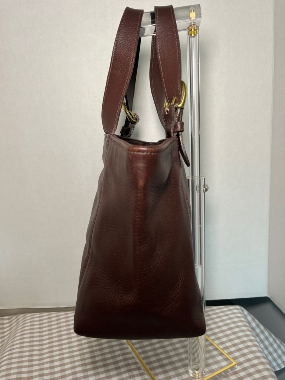 Vintage Coach Soho Waverly Tote 4133 in Chocolate Brown with Hang Tag - Picture 4 of 7